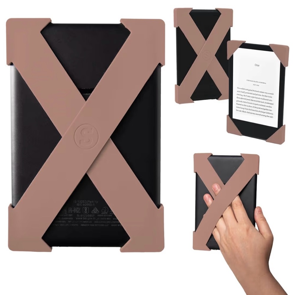 Strapsicle e-reader hand strap: caramel